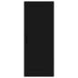 Preview: Küchenwandschrank Schwarz 40 x 31 x 100 cm Holzwerkstoff