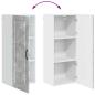Preview: Küchenwandschrank Beton Grau 40 x 31 x 100 cm Holzwerkstoff