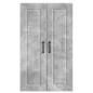 Preview: Küchenwandschrank Beton Grau 60 x 31 x 100 cm Holzwerkstoff