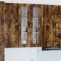 Preview: ARDEBO.de - Küchenwandschrank mit Regal Geräucherte Eiche 60 x 31 x 100 cm