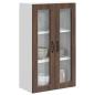 Preview: Küchenwandschrank mit Regal Braun Eichen-Optik 60 x 31 x 100 cm