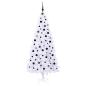 Preview: Künstlicher Weihnachtsbaum Weiß 210 cm PVC und Stahl
