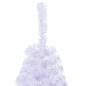 Preview: Künstlicher Weihnachtsbaum Weiß 150 cm PVC und Stahl