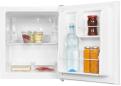 Preview: Exquisit KB05-V-040E Mini Standkühlschrank, 44 cm breit, 40L, 1 Ablage, Temperatureinstellung, Türdichtung und Türanschlag wechselbar, weiß (PV)