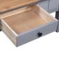 Preview: Couchtisch Grau 100x60x43,5 cm Massivholz Panama-Kiefer