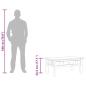 Preview: Couchtisch Grau 100x60x43,5 cm Massivholz Panama-Kiefer