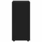 Preview: Stauraumschränke 2 pcs Schwarz 60 x 48 x 105 cm Holzwerkstoff