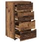 Preview: Stauraumschränke 2 pcs Altholz 60 x 48 x 105 cm Holzwerkstoff