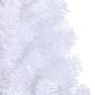 Preview: Künstlicher Weihnachtsbaum Weiß 180 cm PVC und Stahl