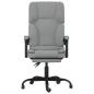 Preview: Bürostuhl mit Massagefunktion Hellgrau Stoff