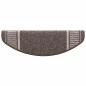 Preview: Selbstklebende Treppenschoner 15 pcs Braun 65 x 21 x 4 cm