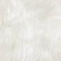 Preview: Kunstfell Schaffellteppich Weiß 200 x 200 cm Polyester