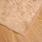 Preview: Kunstfell Schaffellteppich Beige 120 x 170 cm Polyester