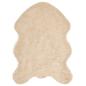 Preview: Kunstfell Schaffellteppich Beige 60 x 90 cm Polyester