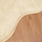 Preview: Kunstfell Schaffellteppich Creme 50 x 80 cm Polyester