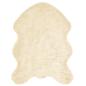Preview: Kunstfell Schaffellteppich Creme 80 x 120 cm Polyester