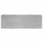 Preview: Kunstfell Schaffellteppich Grau 80 x 250 cm Polyester