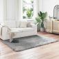 Preview: ARDEBO.de - Kunstfell Schaffellteppich Grau 140 x 200 cm Polyester