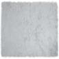 Preview: ARDEBO.de - Kunstfell Schaffellteppich Grau 120 x 120 cm Polyester