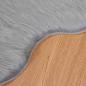 Preview: Kunstfell Schaffellteppich Grau 80 x 118 cm Polyester