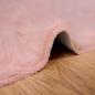 Preview: Kunstfell Schaffellteppich Rosa 60 x 110 cm Polyester