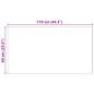 Preview: Kunstfell Schaffellteppich Rosa 60 x 110 cm Polyester