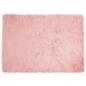 Preview: ARDEBO.de - Kunstfell Schaffellteppich Rosa 120 x 170 cm Polyester