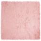 Preview: ARDEBO.de - Kunstfell Schaffellteppich Rosa 120 x 120 cm Polyester