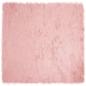 Preview: Kunstfell Schaffellteppich Rosa 160 x 160 cm Polyester