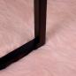 Preview: Kunstfell Schaffellteppich Rosa 160 x 160 cm Polyester