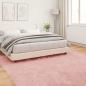 Preview: Kunstfell Schaffellteppich Rosa 240 x 240 cm Polyester