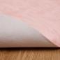 Preview: Kunstfell Schaffellteppich Rosa 160 x 160 cm Polyester