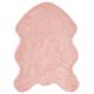 Preview: Kunstfell Schaffellteppich Rosa 60 x 90 cm Polyester