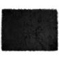 Preview: Kunstfell Schaffellteppich Schwarz 230 x 160 cm Polyester