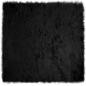 Preview: Kunstfell Schaffellteppich Schwarz 200 x 200 cm Polyester