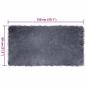 Preview: Kunstfell Schaffellteppich Anthrazit 80 x 150 cm Polyester
