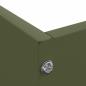 Preview: Raseneinfassung 6 pcs Olive Grün 60 x 60 x 13 cm Stahl