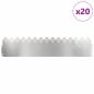 Preview: Rasenkanten 20 pcs Silber 103 x 0,05 x 22 cm Edelstahl