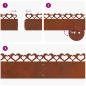 Preview: Rasenkanten 10 pcs Rostig 103 x 0,05 x 22 cm Wetterfeststahl