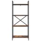 Preview: Bücherregal Geräucherte Eiche 56 x 34 x 133,5 cm Holzwerkstoff
