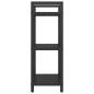 Preview: Bücherregal Schwarz Eichen-Optik 56 x 34 x 96 cm Holzwerkstoff