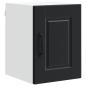 Preview: Wandschrank PORTO 2 stk. Schwarz Holzwerkstoff