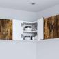Preview: Wand-Eckschrank PORTO Geräucherte Eiche 57 x 57 x 40 cm