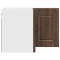 Preview: Küchenwandschrank mit Regal Braun Eichen-Optik 57 x 57 x 40 cm