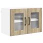 Preview: Küchenwandschrank mit Regal 2 pcs Sonoma-Eiche 60 x 31 x 40 cm
