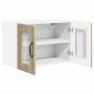 Preview: Küchenwandschrank mit Regal 2 pcs Sonoma-Eiche 60 x 31 x 40 cm