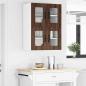 Preview: Küchenwandschrank 2 pcs Braun Eichen-Optik 60 x 31 x 40 cm