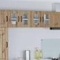 Preview: ARDEBO.de - Küchenwandschrank mit Regal 2 pcs Artisan-Eiche 60 x 31 x 40 cm
