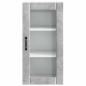 Preview: Küchenwandschrank mit Regal 2 pcs Beton Grau 40 x 31 x 80 cm