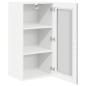 Preview: Wandglas-Schrank PORTO Graues Sonoma 40 x 31 x 80 cm